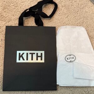 Kith Black Shopping Bag